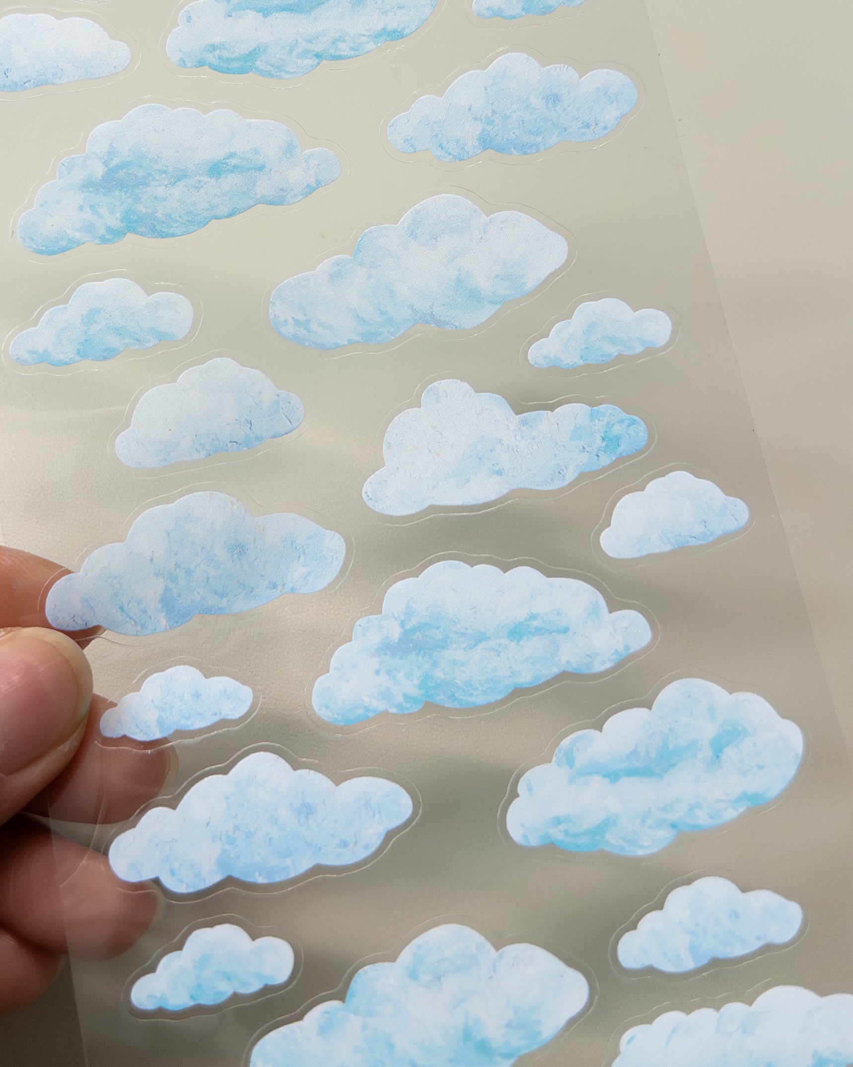 Many Clouds Sticker 好多雲貼紙