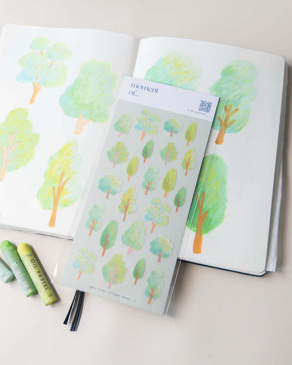 Many Trees Sticker 好多樹貼紙
