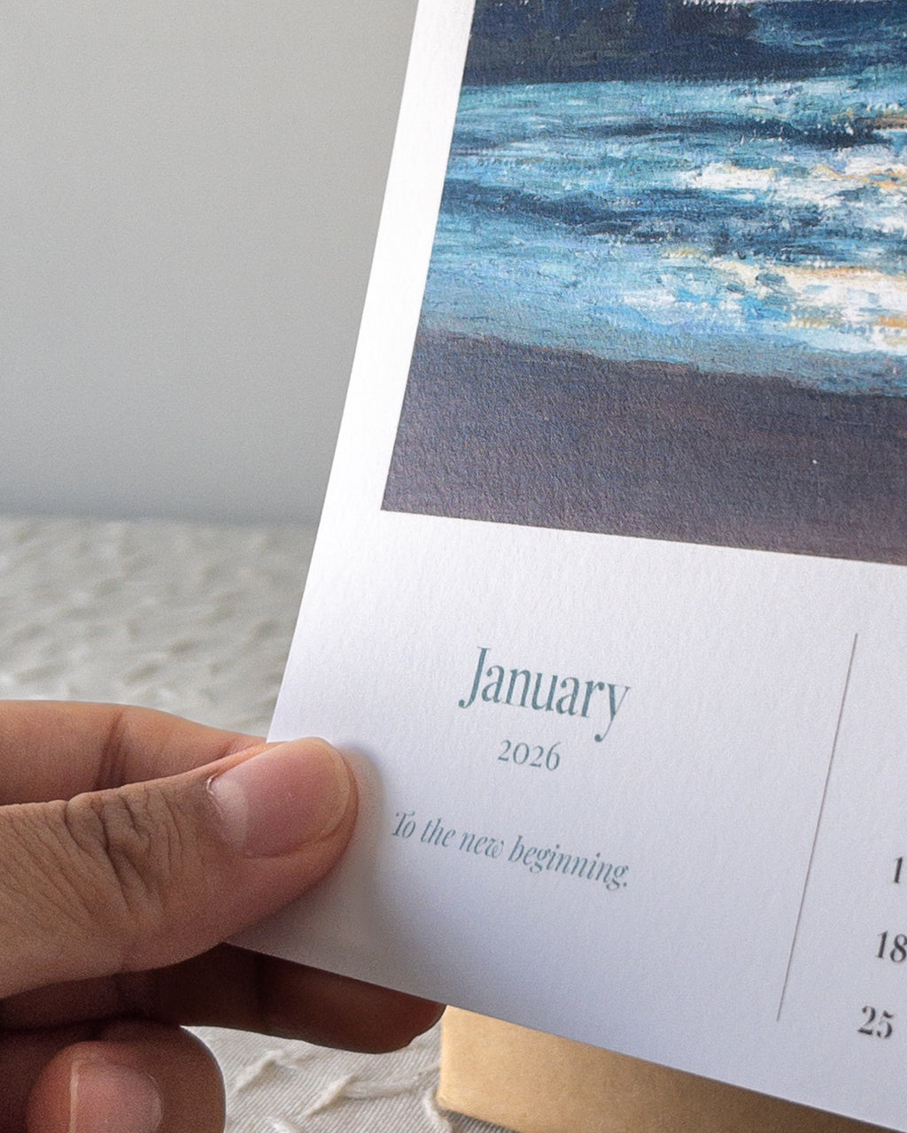 2026座枱月曆 (中) Desk Calendar (M)