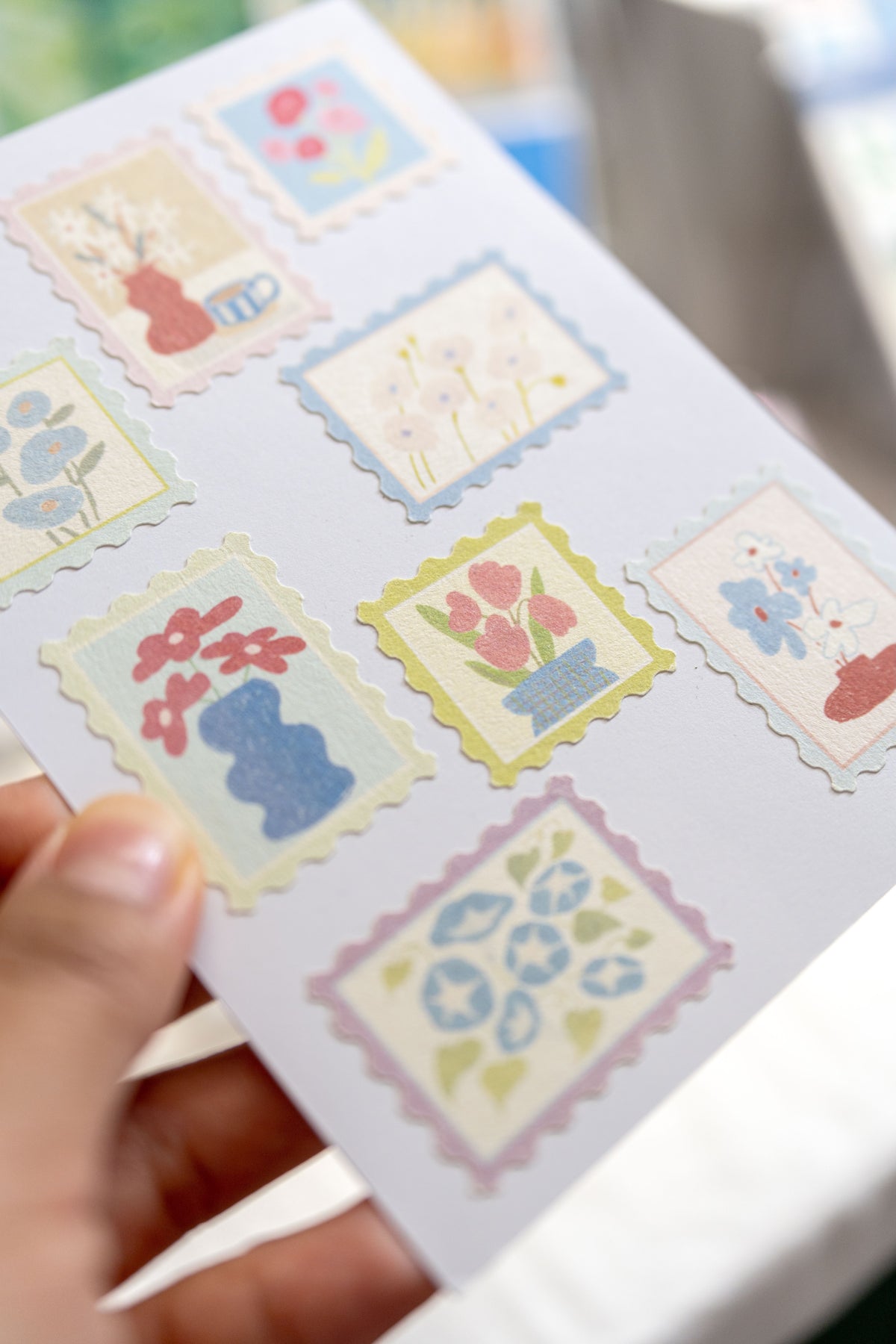 郵票貼紙 Stamp Stickers "You deserve flowers everyday"
