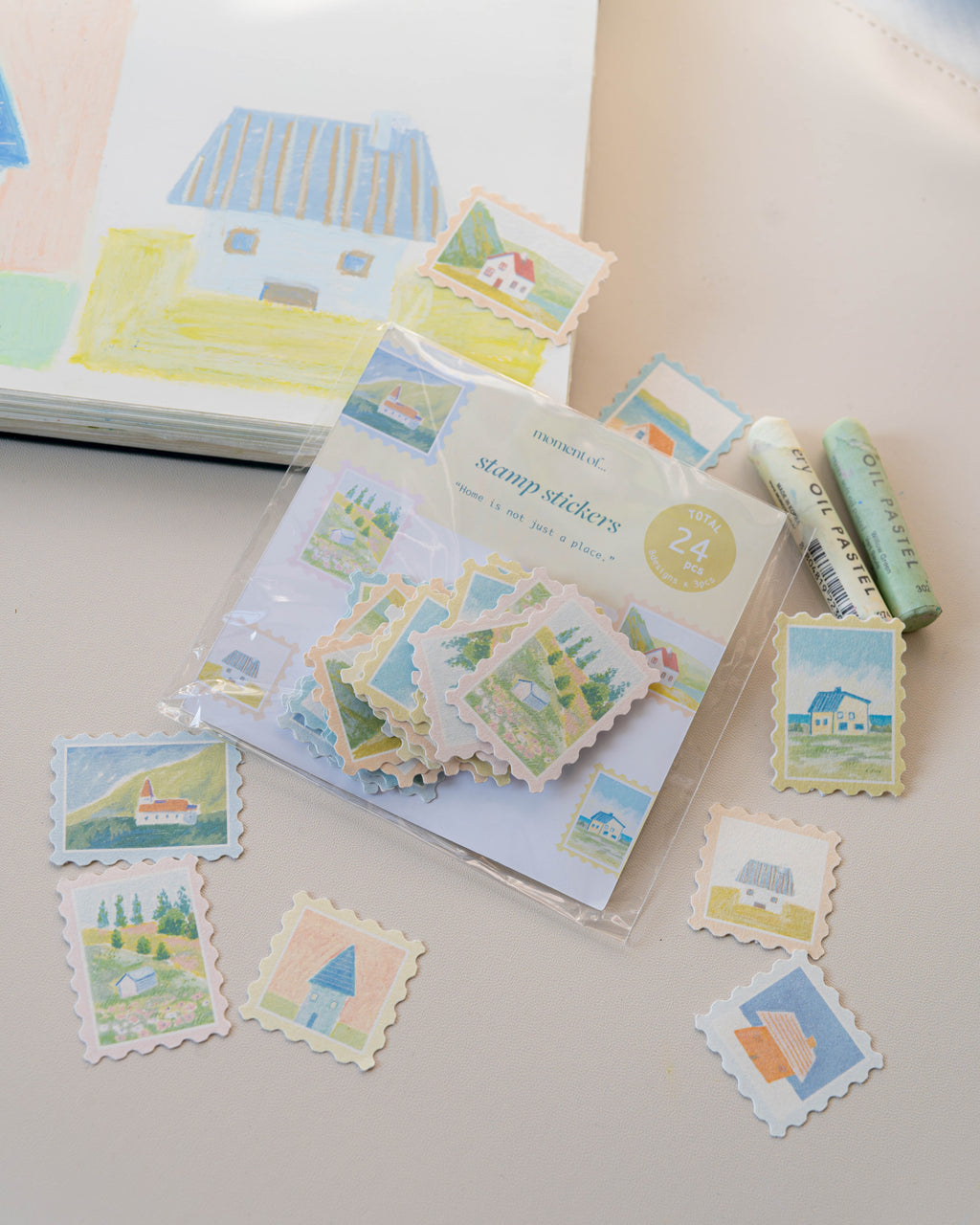 郵票貼紙 Stamp Stickers "Home is not just a place"