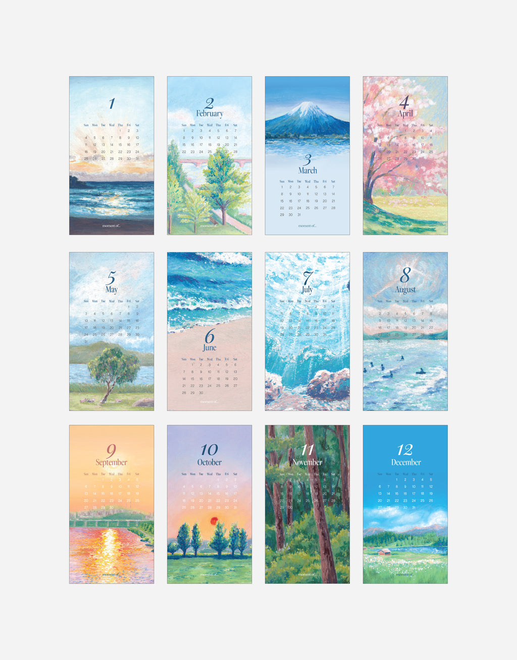 2026座枱月曆 (小) Desk Calendar (S)