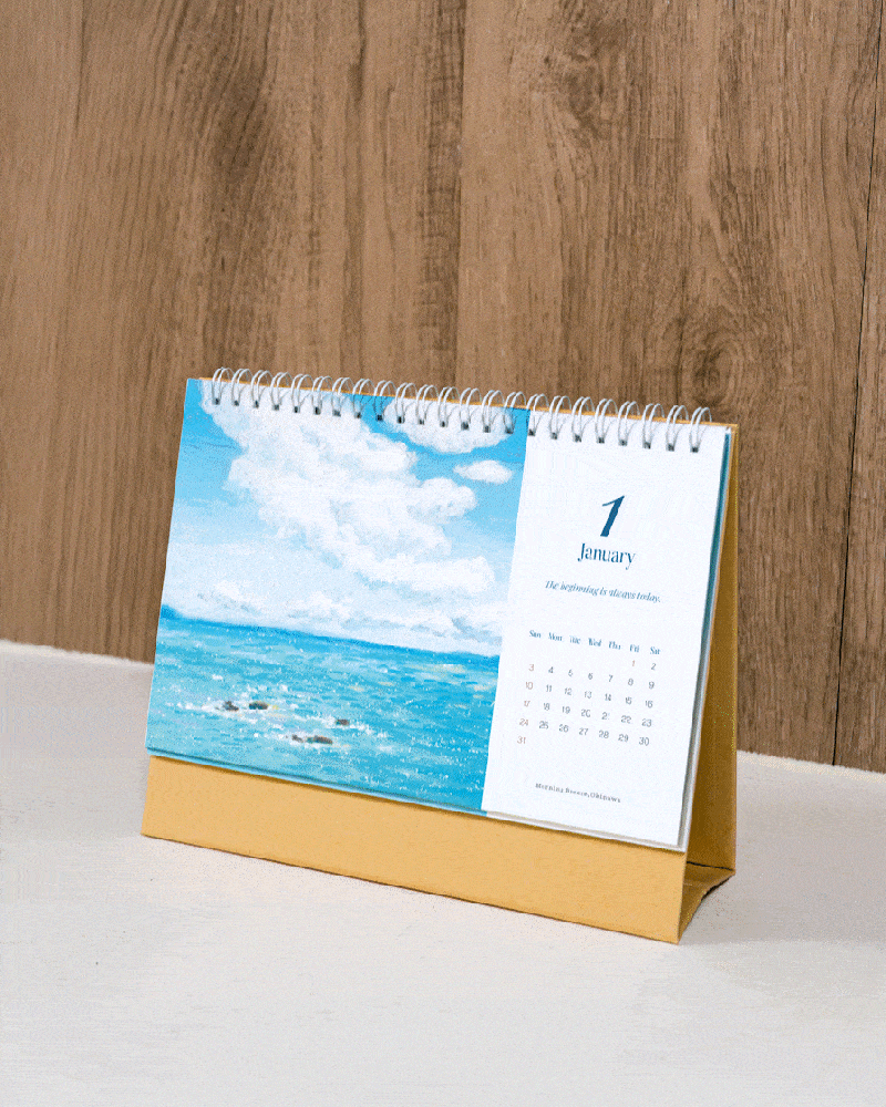 2027 桌曆 Monthly Desk Calendar