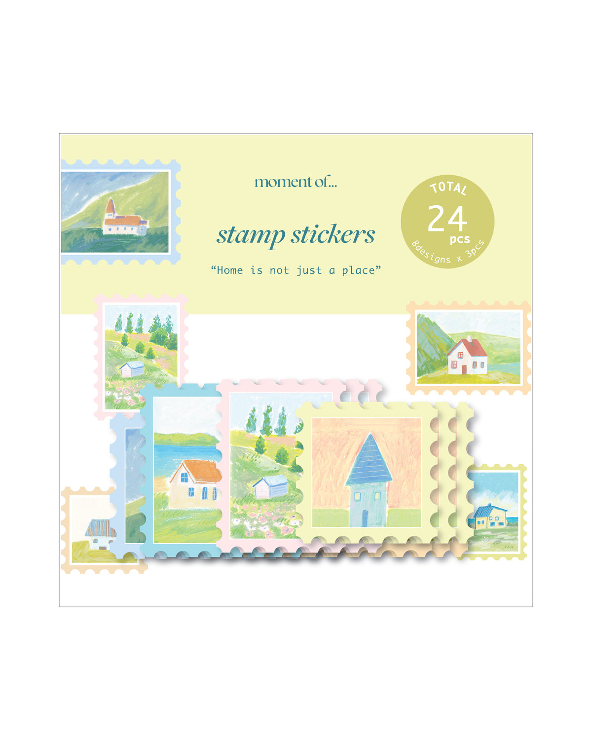 郵票貼紙 Stamp Stickers "Home is not just a place"