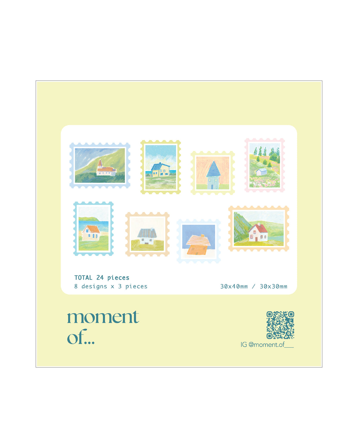郵票貼紙 Stamp Stickers "Home is not just a place"