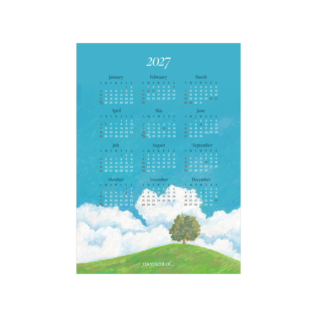 2027 年曆海報 Calendar Poster