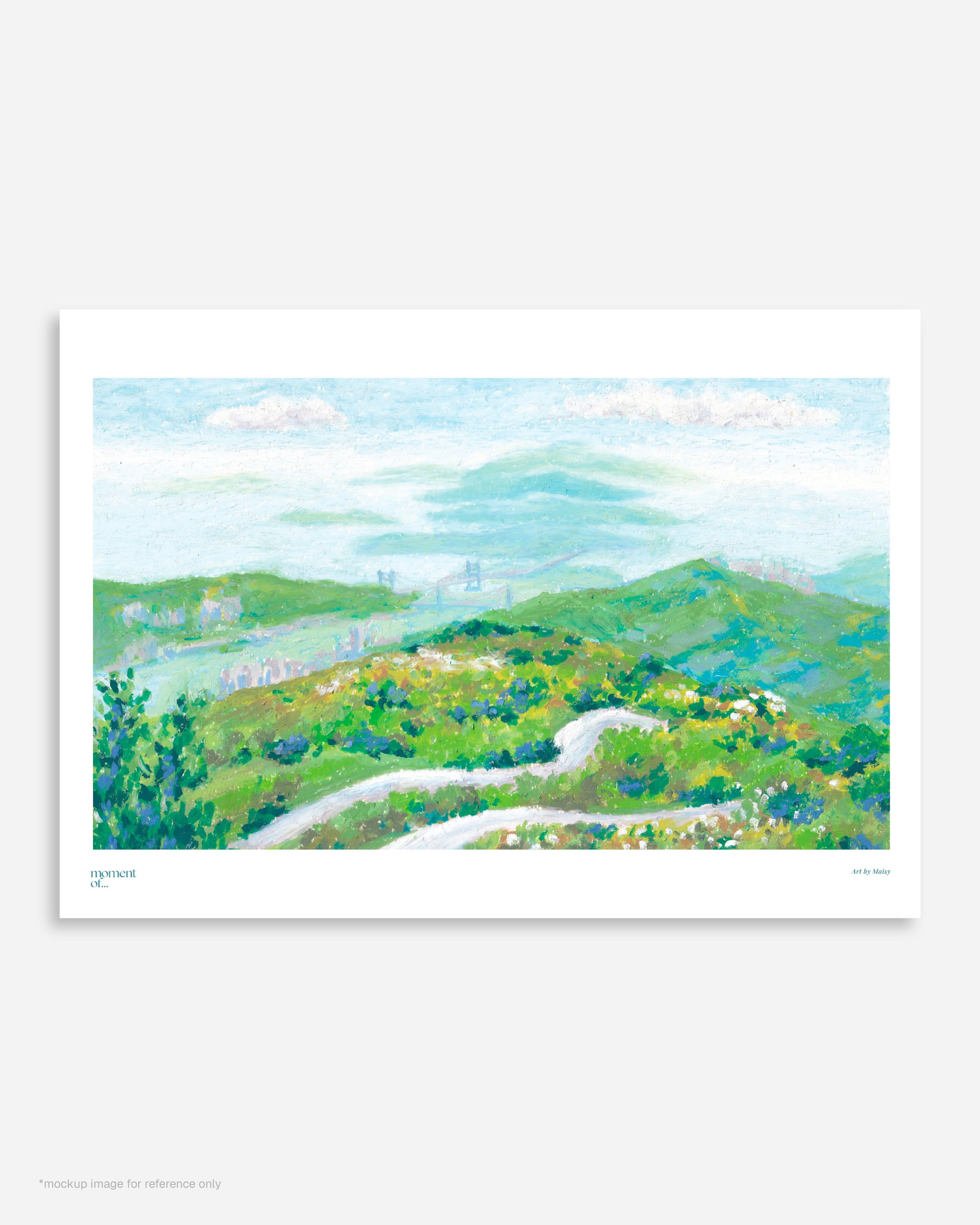 A3 印製畫 "Tai Mo Shan"