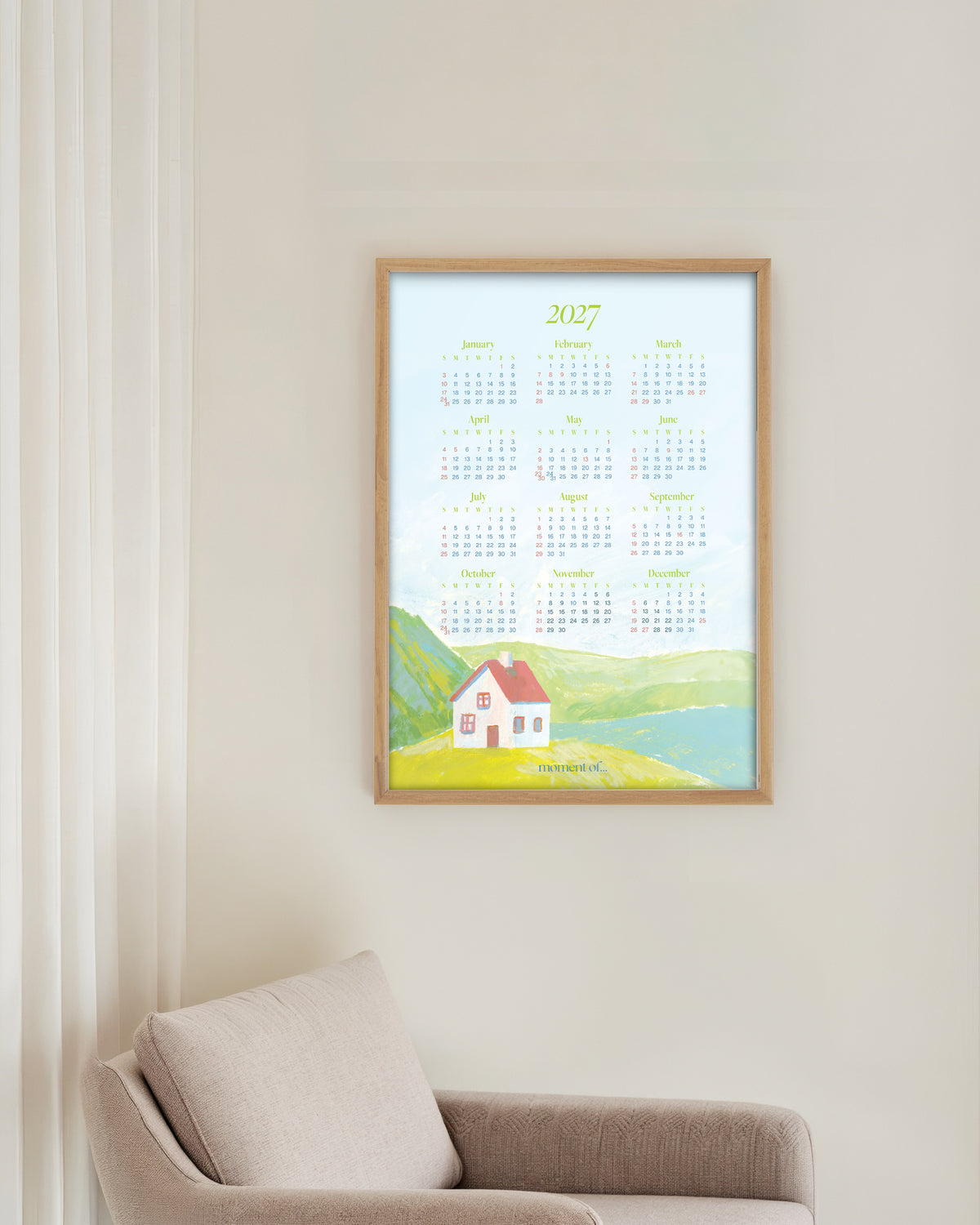 2027 年曆海報 Calendar Poster