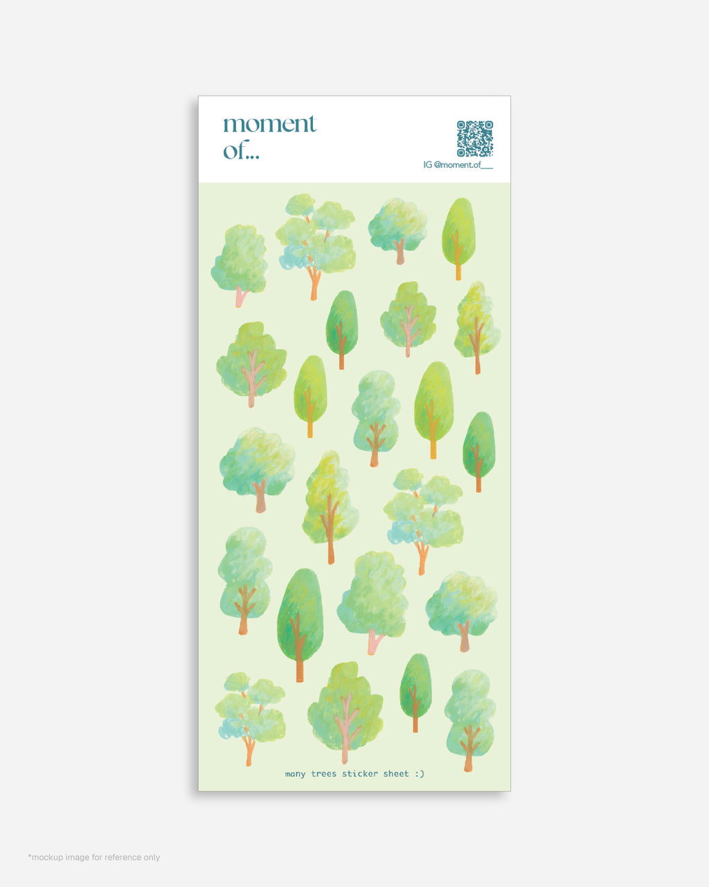 Many Trees Sticker 好多樹貼紙