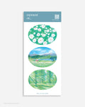 閃砂貼紙【楕圓/ 森林款】